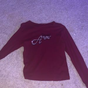 Angel red shirt long sleeve